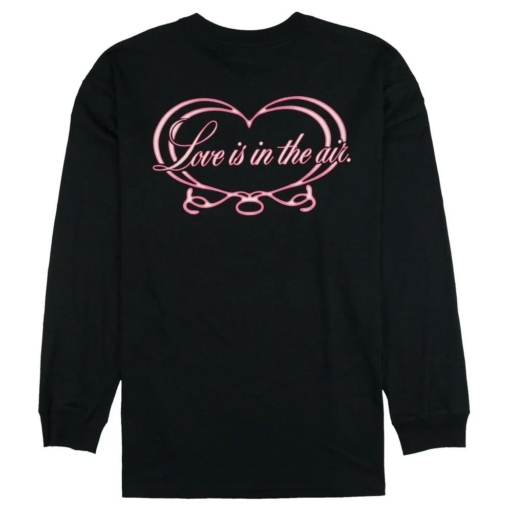 NIKE Sportswear Love Is In The Air Long Sleeve Shirt XL Black Loose IO9760 010